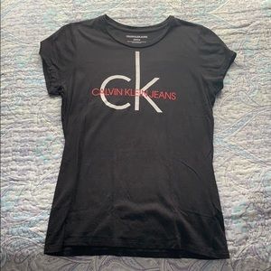 black calvin klein shirt